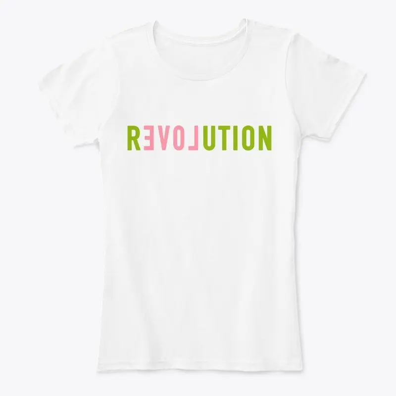 Pink and Green Revolution Tee